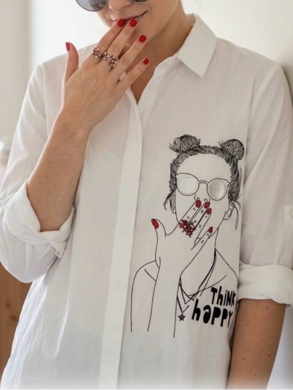 Zeta Otto Studio White Cotton Button-Down Long Sleeves Shirt Made in Italy
